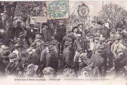 CPA : Villerupt  (54) Très Rare  Grèves Du Bassin De Longwy Manifestation Près Des Poteaux Frontière 1905 - Sciopero