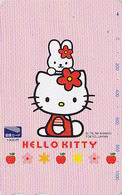 Delcampe - Carte Prépayée Japon - COMICS - CHAT HELLO KITTY & Lapin - CAT & Rabbit Japan Prepaid Tosho Card - KATZE - 5117 - Comics