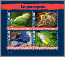 GUINEA REP. 2019 MNH Parrots Papageien Perroquets M/S - OFFICIAL ISSUE - DH1950 - Perroquets & Tropicaux