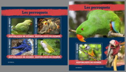 GUINEA REP. 2019 MNH Parrots Papageien Perroquets M/S+S/S - IMPERFORATED - DH1950 - Perroquets & Tropicaux