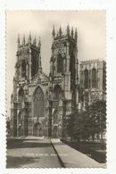 Cp, Angleterre ,YORK MINSTER , West Front , Ed. Valentine's ,vierge - York