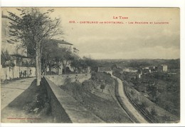 Carte Postale Ancienne Castelnau De Montmirail - Les Remparts Et Lafayette - Castelnau De Montmirail