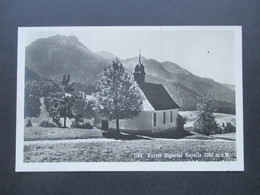 Schweiz 1940er Jahre Feldpost 2. WK Militärsache AK Kurort Eigental Kapelle Stempel Zürich Kaserne Militärpost - Storia Postale