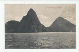 CPA STL- SAINTE LUCIA - THE PITONS - Santa Lucía