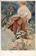 Mucha, A. Blahoslaveni Milosrdni Künstlerkarte 1919 I-II - Mucha, Alphonse