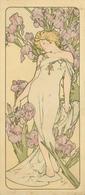 Mucha, Alfons Irises I-II (keine Ak) - Mucha, Alphonse