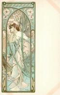 Mucha, Alfons Reverie Of Evening I-II - Mucha, Alphonse