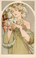 Mucha, Alfons The Flower I-II - Mucha, Alphonse