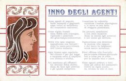 Jugendstil - ITALIEN - INNO DEGLI AGENTI - Ecke Gestoßen! Art Nouveau - Sonstige & Ohne Zuordnung