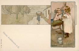 Kempf, G. Th. Von Hartenkampf Kinder  Künstlerkarte I-II - Other & Unclassified