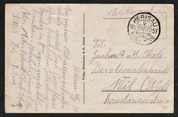 SUISSE (Poste Militaire)Cachet Postal Herisau Militarpost Kaserne En FM Obl En 1937........... - Abstempelungen