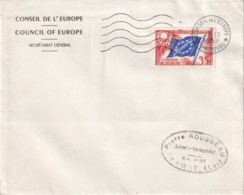 FRANCE - 8, 20 Et 35 F. De 1958 - Les 3 Valeurs Sur Lettre - 3 Scans - Lettres & Documents