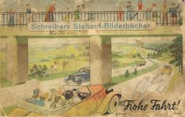 Kinderbuch Frohe Fahrt Schreibers Stehauf-Bilderbuch 1938 Verse Von Fechner, Ellen Bilder Von Leuschner, Mary II- (sehr  - Games & Toys