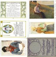 BIELEFELD/LEIPZIG - VELHAGEN&KLASINGS MONATSHEFTE - 12er-Postkarten-Serie Mit Umschlag I-II - Werbepostkarten