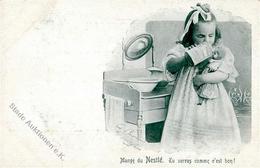 NESTLE - Mange Du Nestle - Mit PUPPE I-II - Werbepostkarten