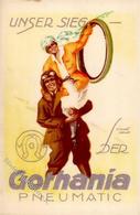 Werbung Auto Gothania Pneumatic Sign. Funke, E. I-II Publicite - Werbepostkarten