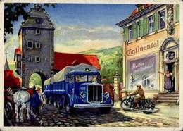 Continental LKW Motorrad  I-II (Eckbug) - Advertising