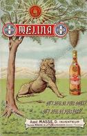 Alkoholwerbung Beuvraignes (80700) Frankreich Melina Honig Likör Abbe Masse I-II - Werbepostkarten