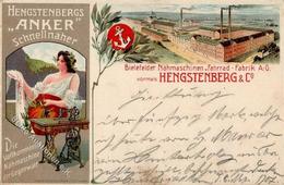 Nähmaschine Bielefeld (4800) Hengstenberg & Co. I-II (Stauchung) - Reclame