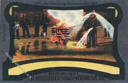 Feuerwehr Berlin Mitte (1000) Int. Ausstellung F. Feuerschutz U. Feuerrettungswesen  1901 I-II Expo Pompiers - Firemen