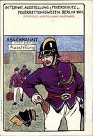 Feuerwehr Berlin Mitte (1000) Int. Ausstellung F. Feuerschutz U. Feuerrettungswesen 1901 I-II Expo Pompiers - Feuerwehr