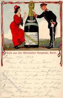 Wein Berlin Mitte (1000) Kempinski Grenz Sekt 1908 I-II Vigne - Ausstellungen