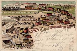 Zirkus E. Blumenfeld Eisenbahn 1899 I-II Chemin De Fer - Circus
