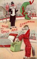 Zirkus Max Schumann Clown Pferd Personifiziert 1909 I-II - Zirkus