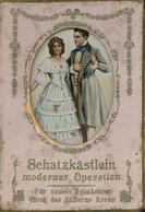 Lieder-Karte Schatzkästlein Moderner Operetten Original Schatulle Mit 8 Molitor's Liederkarten II - Sonstige & Ohne Zuordnung