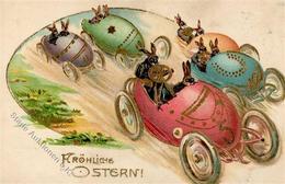 OSTERN - OSTERHASE Personifiziert Autorennen I-II - Easter