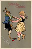 Ostern Hase Personifiziert Kind 1914 I-II Paques - Ostern