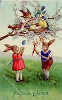 Ostern Hasen Personifiziert  I-II Paques - Easter