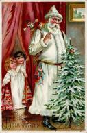 Weihnachtsmann Kinder Spielzeug  Prägedruck 1908 I-II Pere Noel Jouet - Other & Unclassified