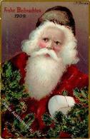 Weihnachtsmann Prägedruck 1909 I-II Pere Noel - Other & Unclassified
