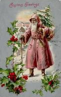 Weihnachtsmann Prägedruck 1910 I-II Pere Noel - Other & Unclassified