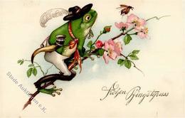 Frosch Personifiziert Pfingsten I-II Grenouille - Other & Unclassified