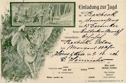 Einladung Zur JAGD - Stade 1906 I - Sonstige & Ohne Zuordnung