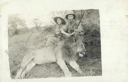 Jagd Safari Löwe 1911 I-II (kl. Stauchung) Chasse - Sonstige & Ohne Zuordnung