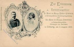 Adel Herzog Ernst Günter U. Prinzessin Dorothea I-II - Koninklijke Families