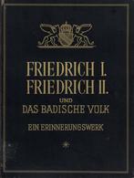 Adel Baden Buch Friedrich I. Friedrich II. Und Das Badische Volk Hrsg. Fehrle, Eugen Prof. Dr. O. Jahr Druck G. Braun 31 - Koninklijke Families