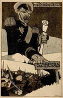 Adel Russland Zar Nikolaus II. Karikatur 1915 I-II Pere Noel - Königshäuser