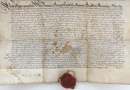 Adel Johans George Fürst Zu Anhalt Graf Zu Ascanien Altbrief Mit Siegel 1606 I-II - Royal Families