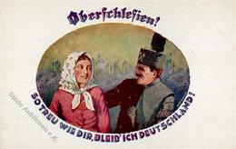 ABSTIMMUNG OBERSCHLESIEN - Propaganda-Künstlerkarte Sign. G.ROGIER 1920 I - Ohne Zuordnung