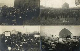 ARBEITERBEWEGUNG  - MÜNCHEN MAIFEIER 1911-12 - 4 Versch. Foto-Ak I-II - Non Classés