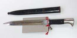Militär Blankwaffen Deutschland Seitengewehr K 98 Mit Scheide I-II (altersbedingte Gebrauchsspuren) - Knives/Swords