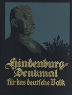 Buch WK I Hindeburg-Denkmal Für Das Deutsche Volk Lindenberg, Paul 1928 Vaterländischer Verlag 469 Seiten Sehr Viele Abb - Sonstige & Ohne Zuordnung