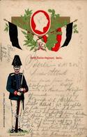 Regiment Berlin Mitte (1000) Garde Füsilier Regt.  Prägedruck 1906 I-II (kl. Abschürfung) - Regimente