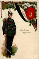 Regiment Spandau (1000) Pionier Bataillon Nr. 3 1915 I-II (kl. Eckbug) - Regimente