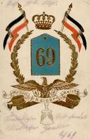 Regiment Trier (5500) Nr. 69 Inft.-Regt. Prägedruck 1906 I-II - Regimente