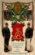 Regiment Weimar (O5300) Nr. 94 Inft.-Regt. Prägedruck 1914 I-II - Regimente